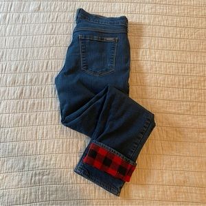 Eddie Bauer Fleece Lined Jeans